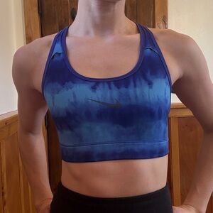 Nike ACG Women's Blue Tie-Dye Sports Bra